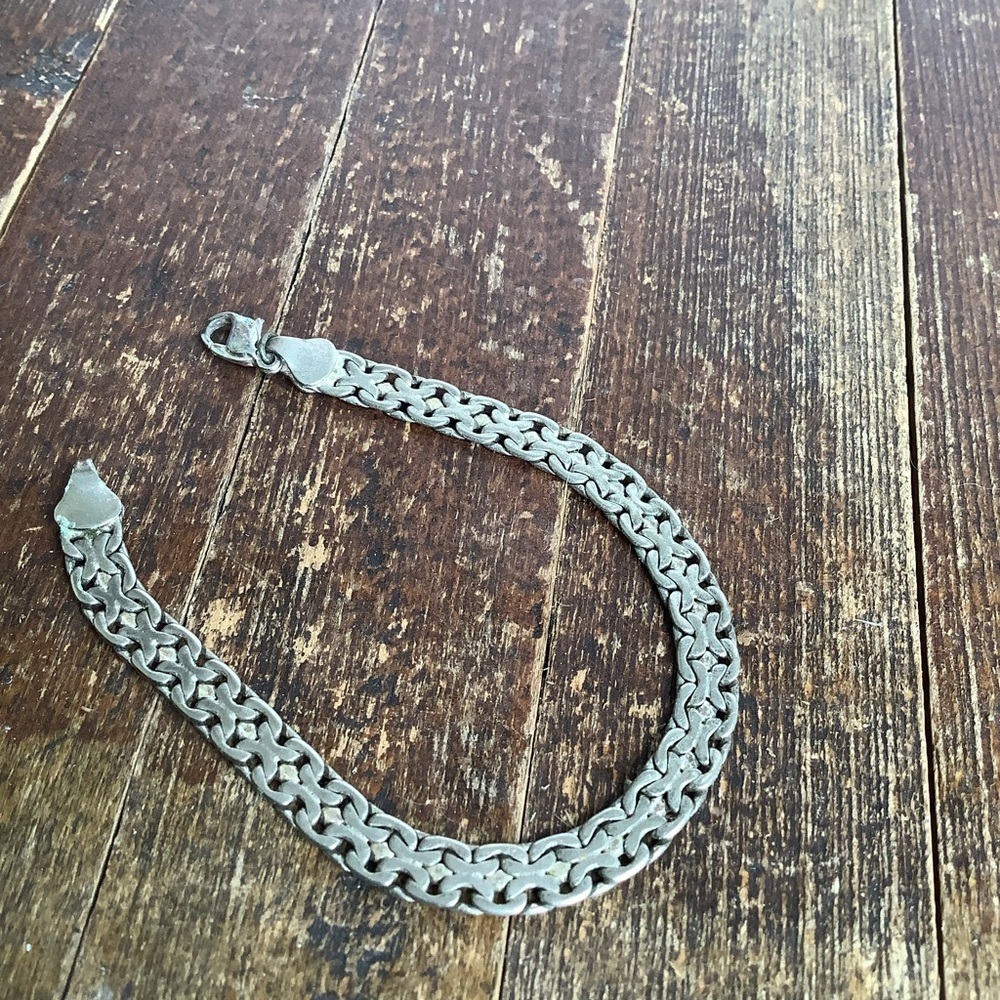 Vintage Silver Link Bracelet